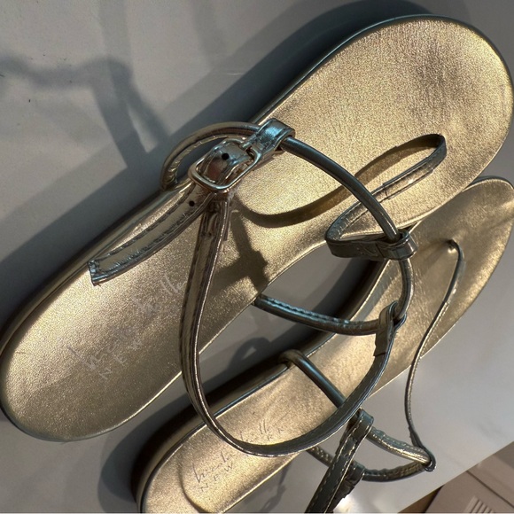 Nicole Miller Gold Sandals - Picture 10 of 12